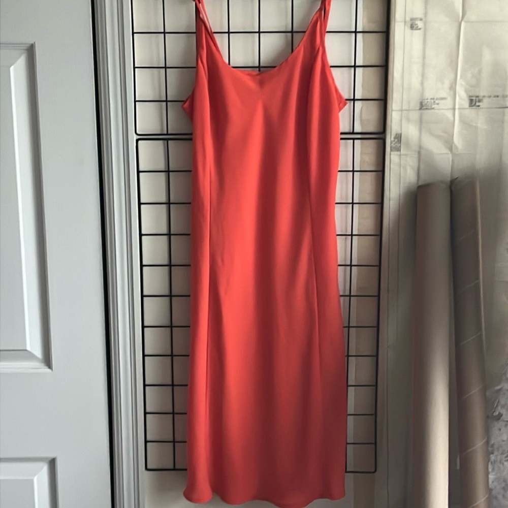 Landsend tunic top in orange